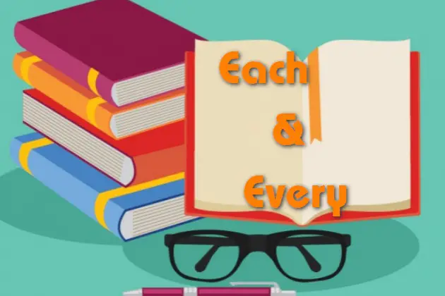 EACH & EVERY | English Grammar Lesson