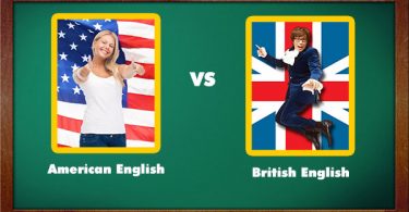 British English vs American English - List of Words