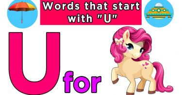 Words That Start With U | 100 Words Start with Letter U