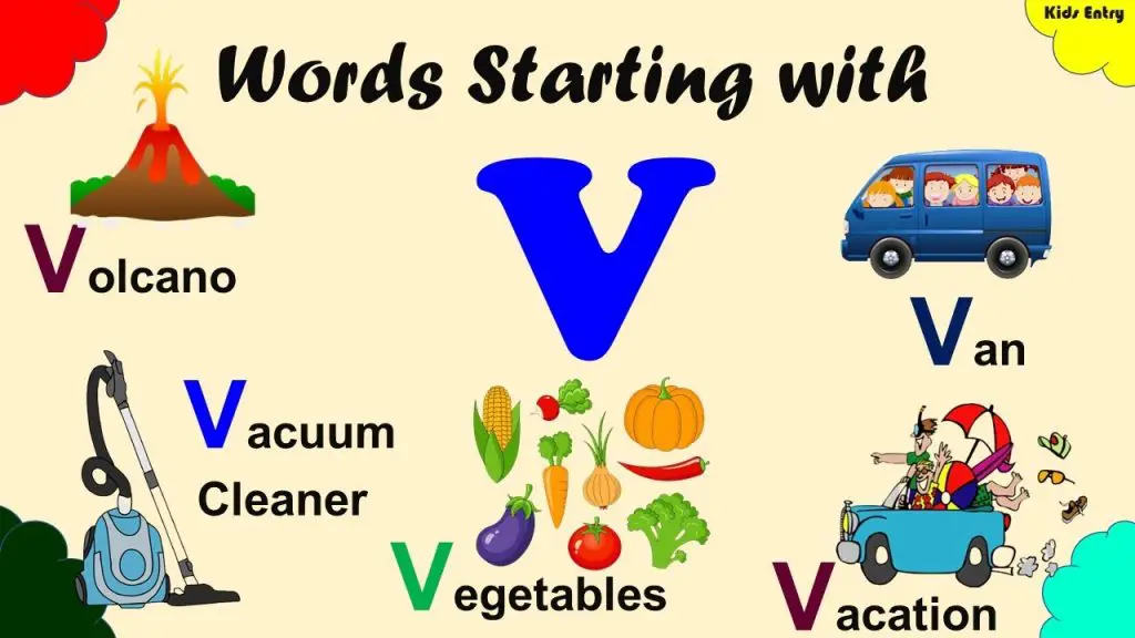 words that start with V
