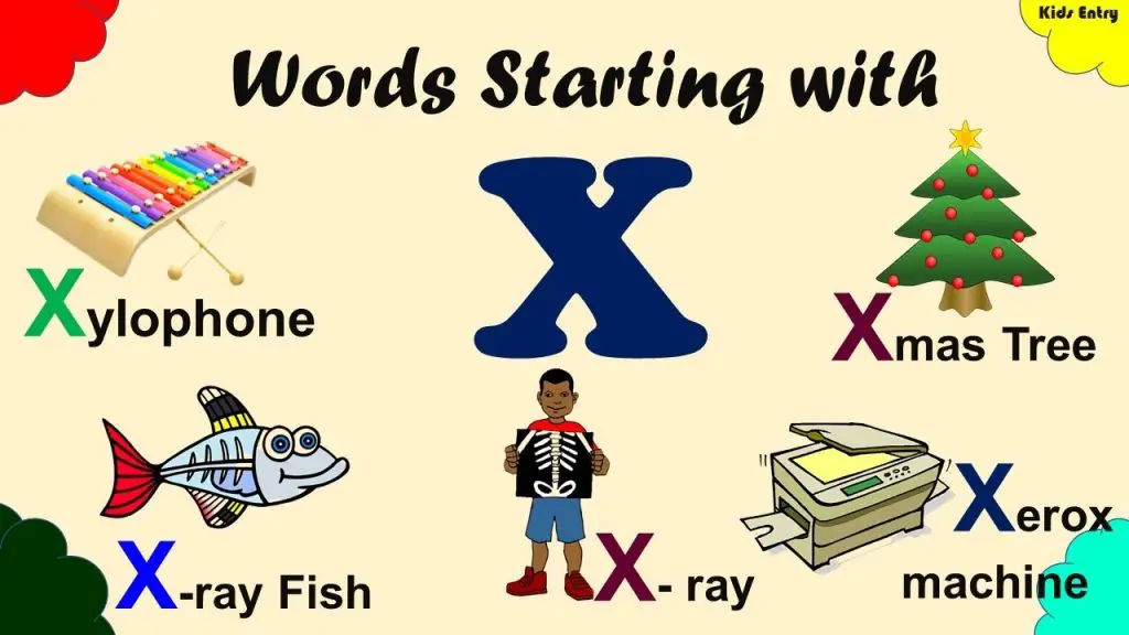 words that start with X
