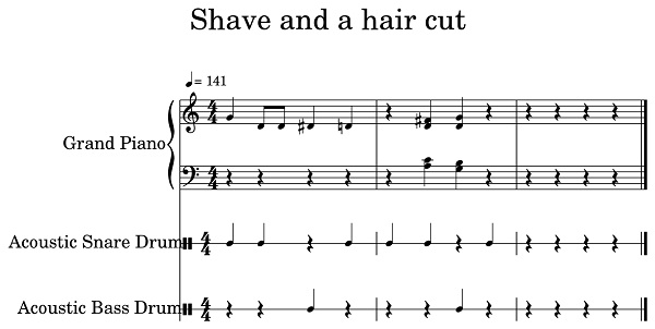 Shave and A Haircut - Shave and A Haircut Meaning