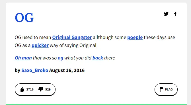 OG Meaning - What does OG mean and stand for?