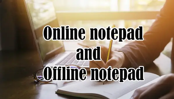 How can students quickly create notes using an online notepad?