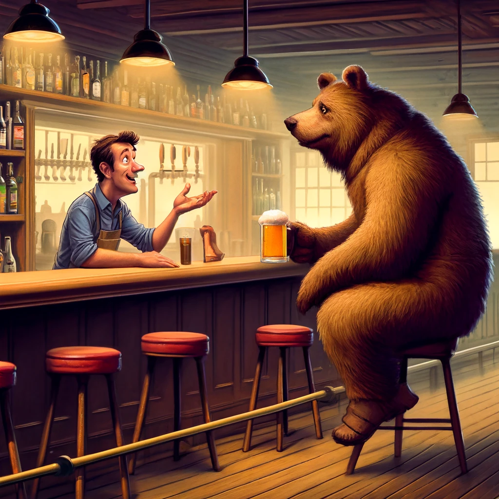 Short Funny Stories - 89 Bear in a Bar