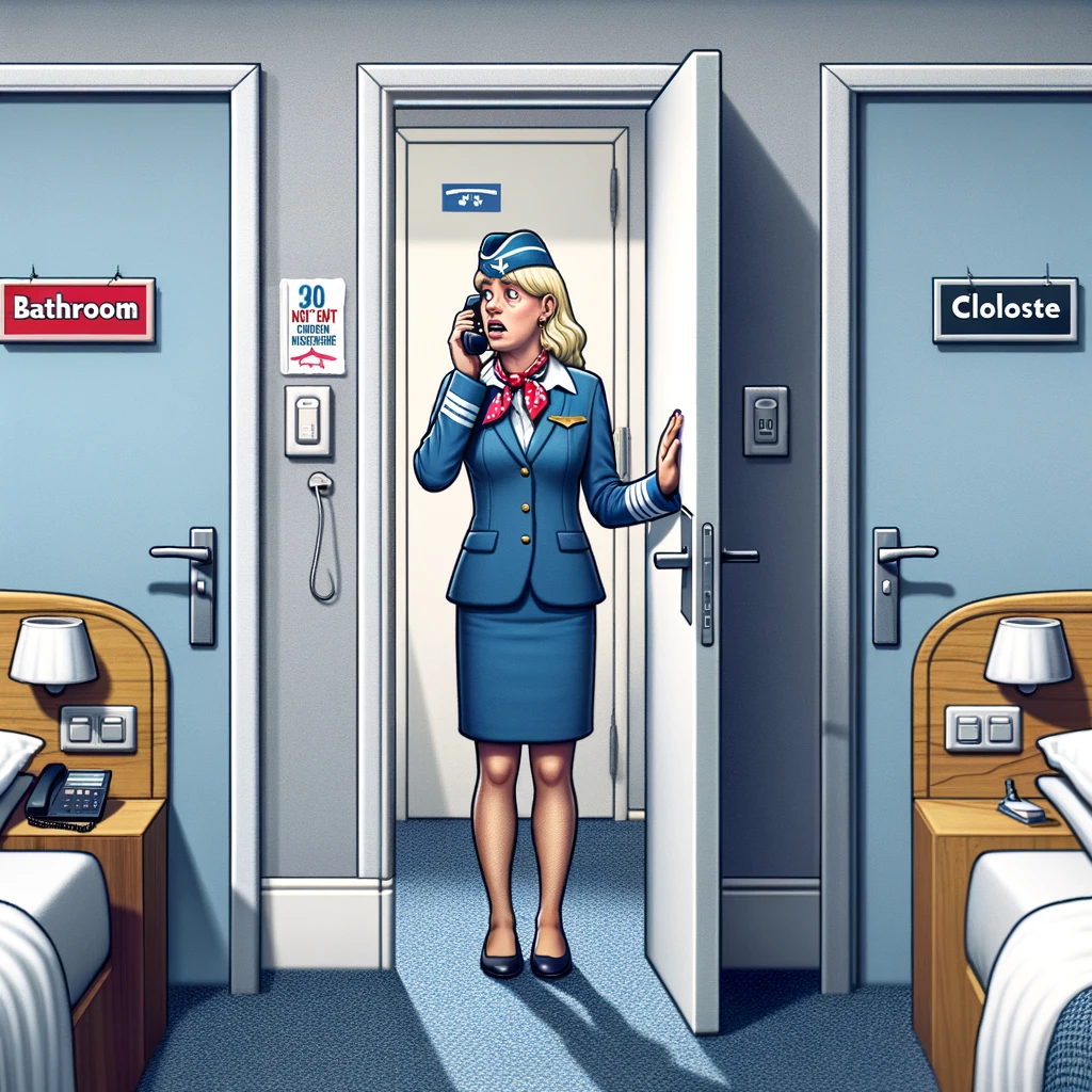 Short Funny Stories - 99 The Blonde Flight Attendant