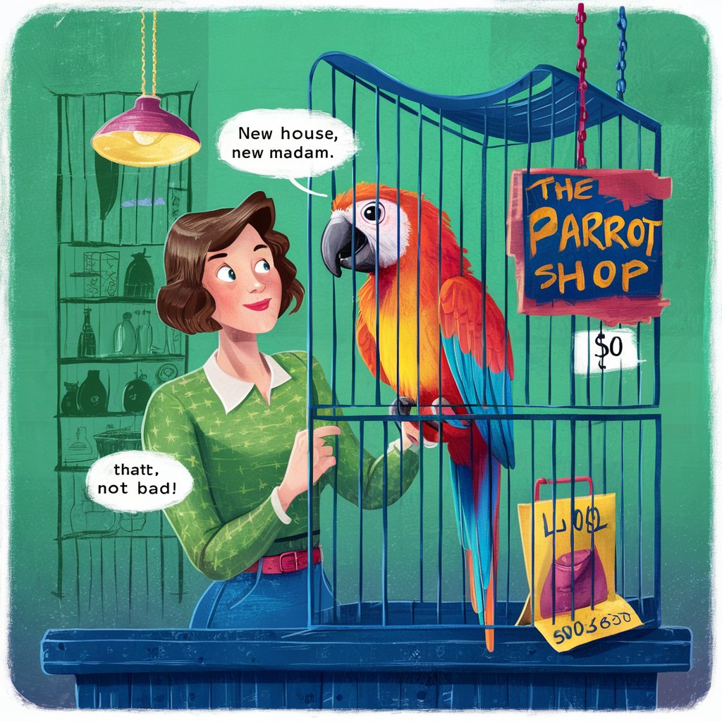 Short Funny Stories – 31 The parrot