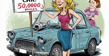 Short Funny Stories – 33 Blonde selling car