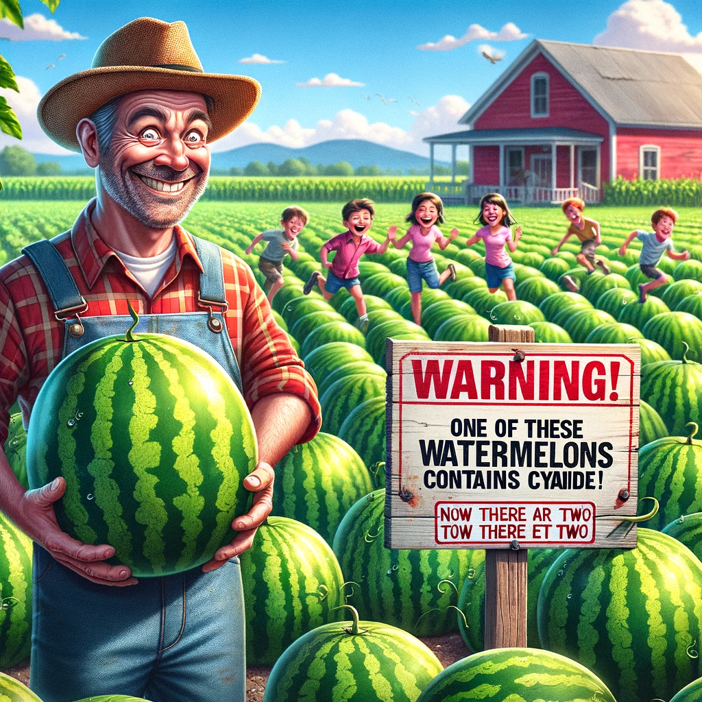 Short Funny Stories – 41 Eat the watermelons