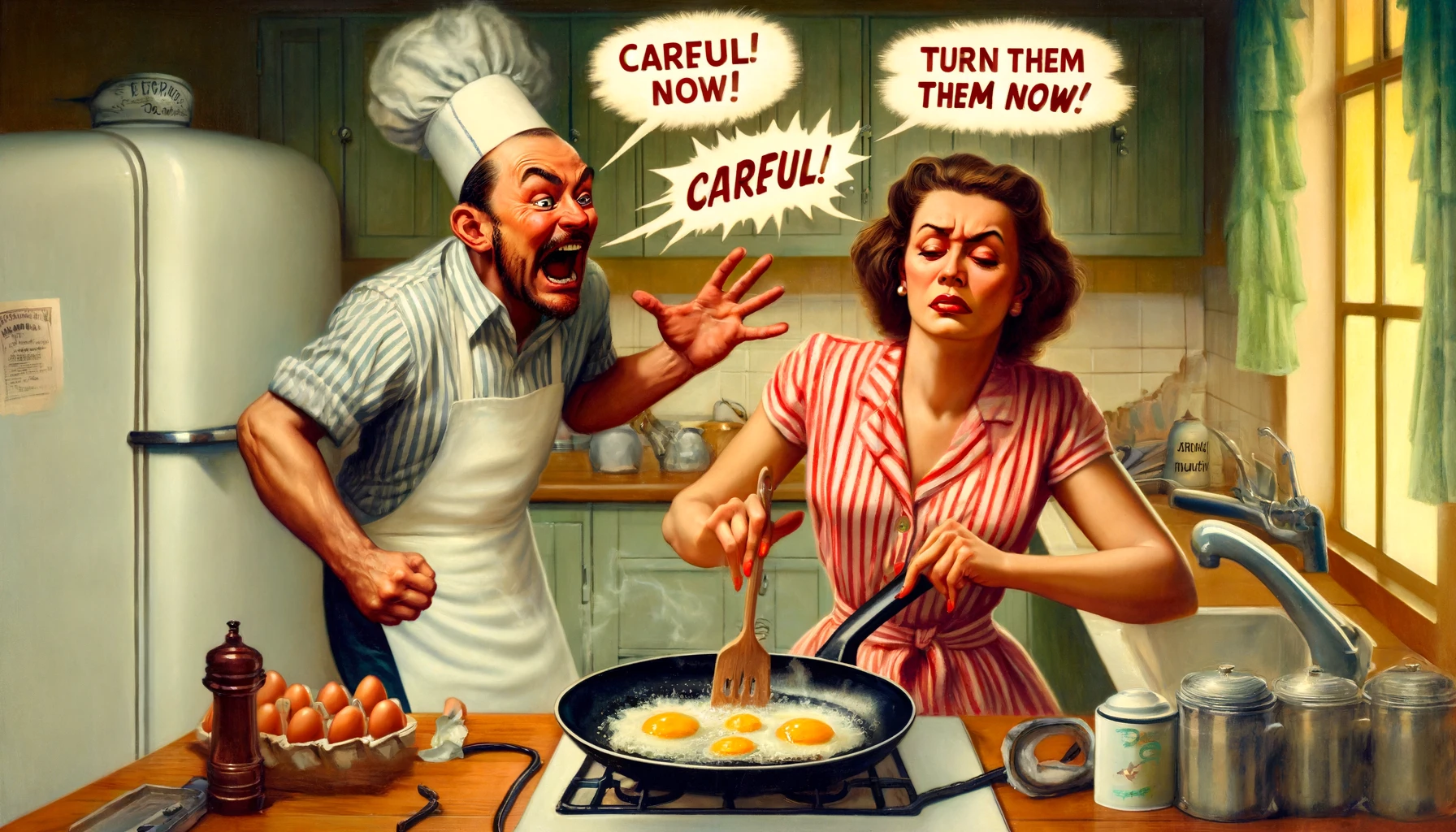 Short Funny Stories – 07 Frying Eggs